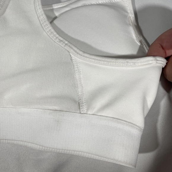 NWD Adidas [ XS‎ ] Don't Rest Alphaskin Racerback Sports Bra White - Picture 9 of 12
